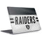 NFL Las Vegas Raiders White Striped Surface Laptop 2 Skin